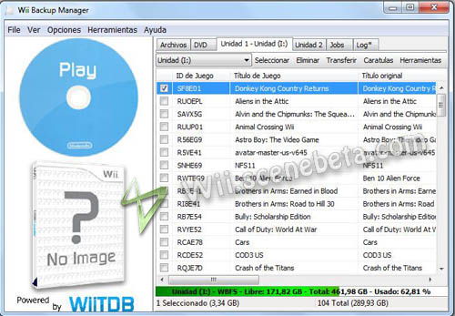 How to  covers using wii backup manager
